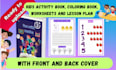 do kids activity worksheets and  coloring book