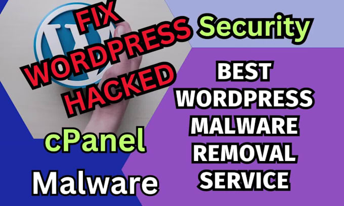 do worpdress malware removal, clean cpanel, wordpress security 2hours