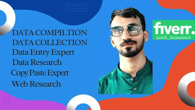 do perfect data entry, copy paste and web research expert