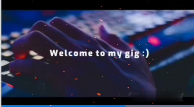 create stunning intro or outro and product launching video