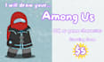 draw your among us oc or game character