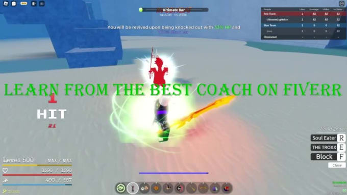 Coach you in gpo and battle royale and improve your skills by Dothingsforu