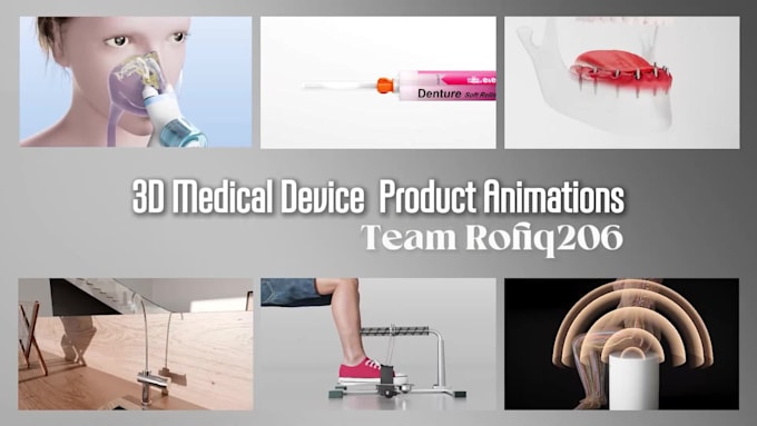 create realistic 3d product videos and industrial rendering