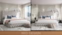 do furniture 3d model, product rendering, beds, sofa, mattress
