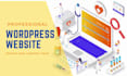do professional wordpress website design and landing page