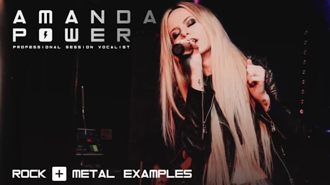 sing female vocals pop rock metal singer songwriter vocalist
