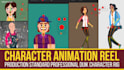 do professional 2d cartoon character animation and rigging