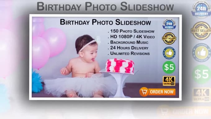 background music for birthday slideshow