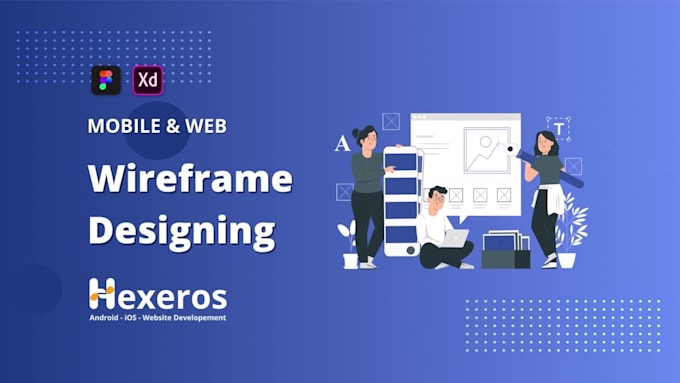 design wireframe and prototype a mobile app and website