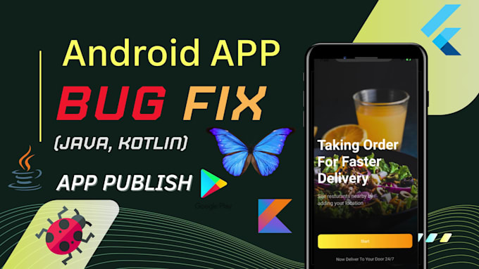 fix bugs and error in android apps java, kotlin and publish