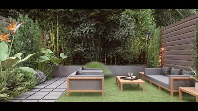 design and render landscape
