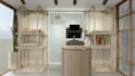 design a modern and stunning 3d interior design for bakery, cafe