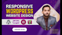 design and develop a clean and modern wordpress website