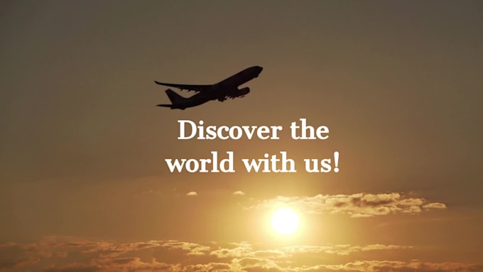 create and edit a custom travel agency promo video