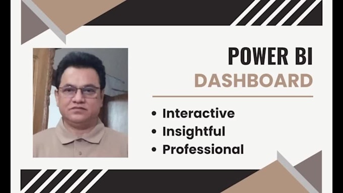 develop power bi dashboard and data visualization