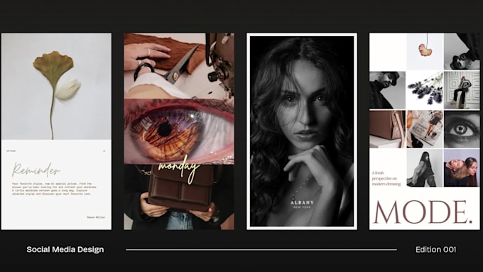 create instagram, facebook post design and social media ad creative