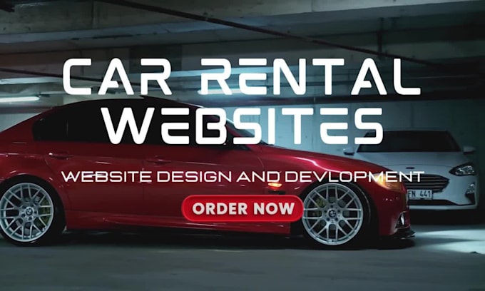design professional car rental booking website for your business