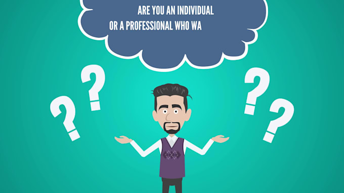 create an english 2d animated explainer video for your work