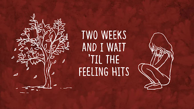 make hand drawn animated lyric video