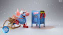 customize funny rat wish christmas greetings video