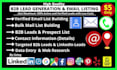 provide targeted b2b lead generation, email, bulk mail list