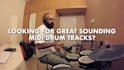 play and record drum midi parts for your song