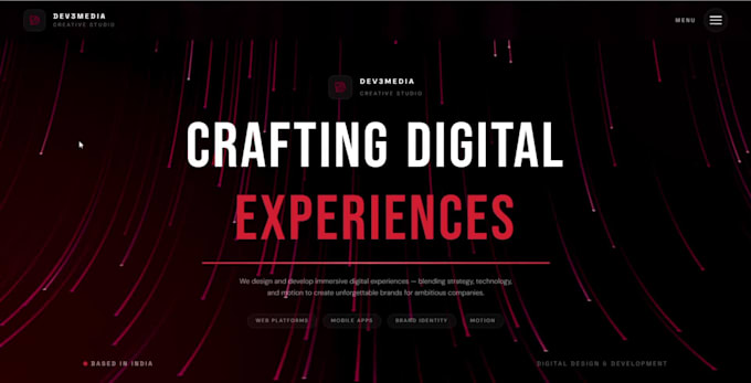 create a 3d animated landing page with threejs gsap and nextjs