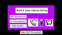 edit your podcast remove background noise echo umms and ahhs