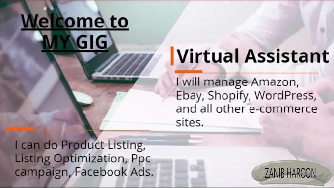 be expert amazon virtual assistant ecommerce store manager
