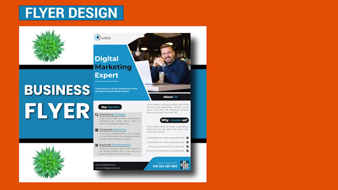 design professional flyer for your brand
