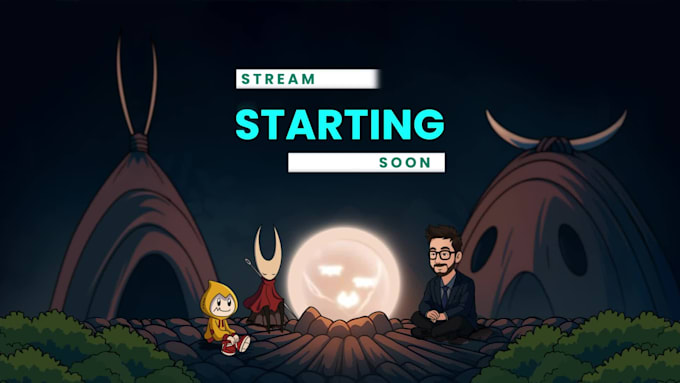 animate stream starting soon and brb loop