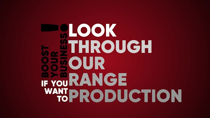 create creative kinetic typography, explainer video