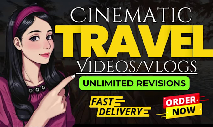 do cinematic travel video editing