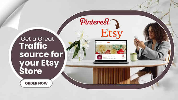 do organic etsy store promotion on pinterest