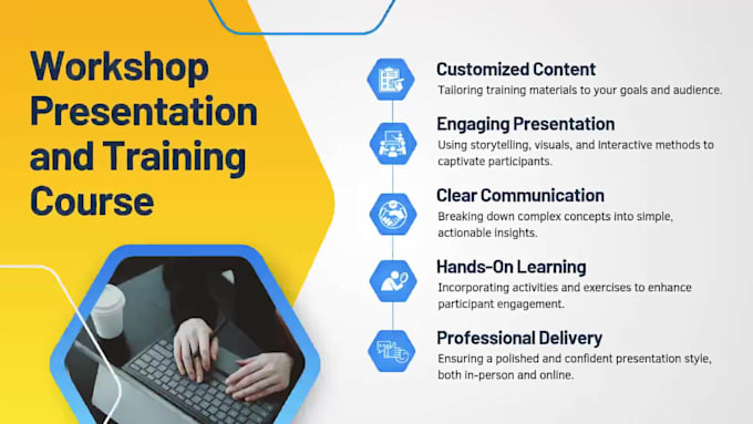 create workshop presentation content and training course