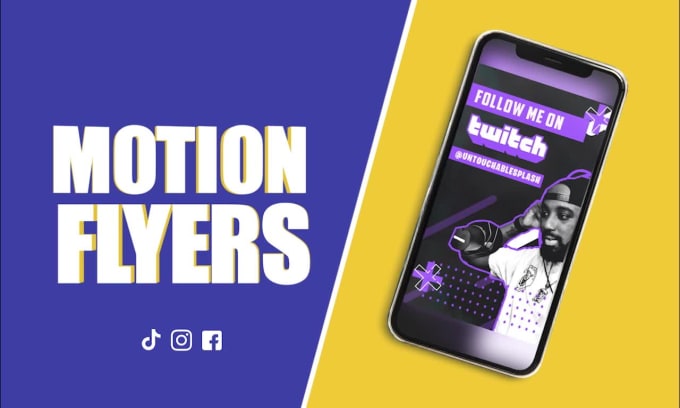design stunning motion flyers for social media