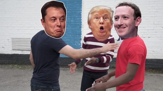 put face on video and do funny face replacement, face swaps