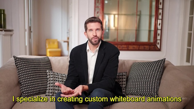 do custom whiteboard animation or 2d color explainer video