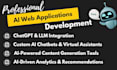 develop ai web application using openai chat gpt and deepseek