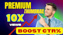 create engaging youtube thumbnails for higher CTR