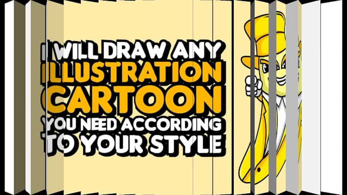draw any illustrations cartoon in your style