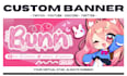 create unique vtuber anime banner for your streaming and social media