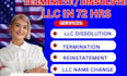 dissolve USA llc close ein llc reinstatement llc checklist