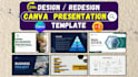 design a presentation in canva, pitch deck, powerpoint and goolge slides
