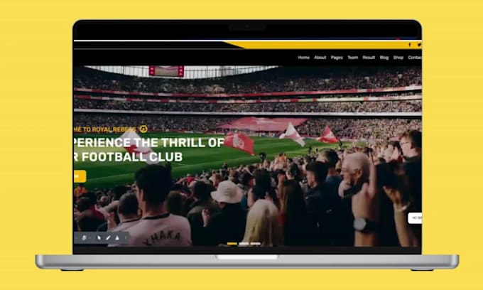 create magical tournament website esport, basketball, club, academy website
