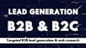 provide targeted b2b lead generation and web research
