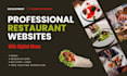 design an appetizing restaurant website with digital menu