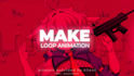 make loop animation for your image, character