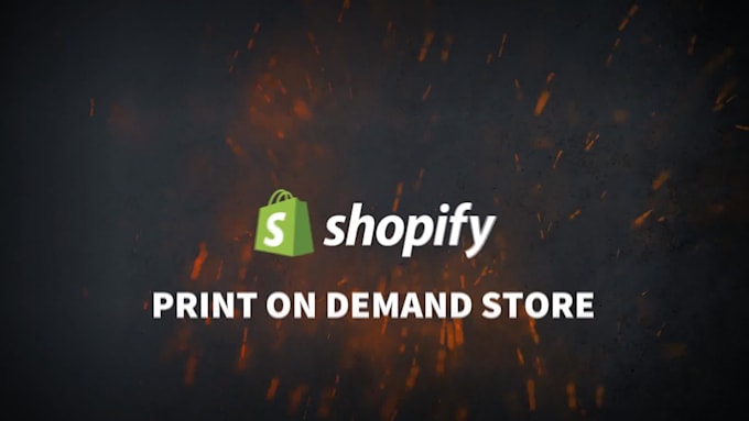 create print on demand shopify store