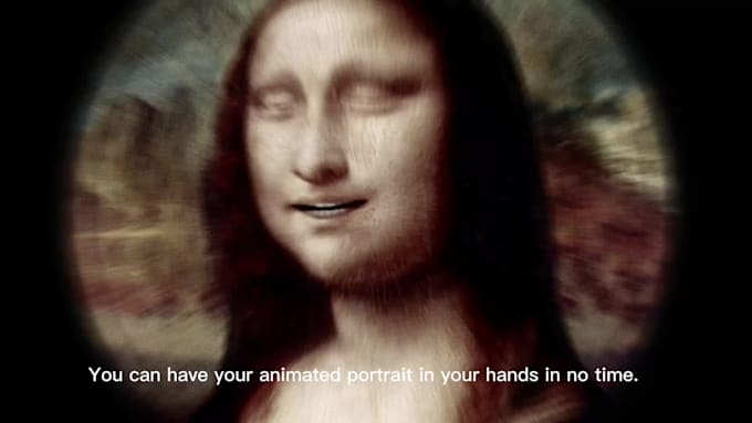 animate a classic portrait